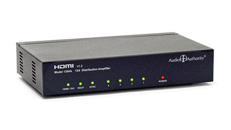 Audio Authority 1394A 1:4 HDMI ver. 1.3 Distribution Amp/Splitter