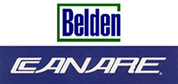 Belden and Canare Logos
