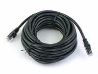 Cable Solutions Cat-6e Cable, 25 foot, black