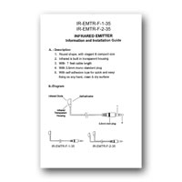 Cable Solutions IR-EMTR-F-1-35 flash emitter manual in PDF format