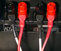 Vampire Wire #HDS5 spades connected to ADS loudspeaker