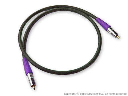 Canare LV-77S Precision Coaxial Digital Audio Interconnect Cable- Pro-Series Interconnect with Canare's Remarkable True 75-Ohm Connectors