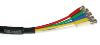 Canare V5-5C Jacketed RGBHV Video Cable - "Pro Series" 5-Channel Precision Cable, BNC end preparation