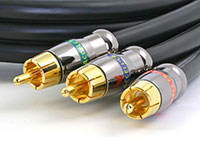 DVDO Precision Analog Component Video Cable RCA/RCA 11-2006-01 - RCA connectors