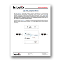 Intelix DIGI-HD-XR HDMI and IR Balun - HDMI v.1.3b and IR over Twisted-Pair Extender System - Technical Specs