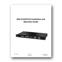 Intelix DIGI-P123 Presentation Switcher/Scaler, Installation and Operation Guide, PDF format