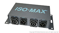 Jensen Transformers SP-2SX ISO-MAX Stereo Speaker to Line converter, front-right view