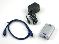 TOSLink Optical to Coaxial Digital Audio Converter, Included Items