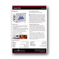 Audio Authority 9A60 product focus sheet - click to download PDF