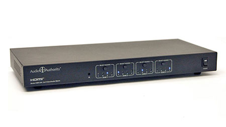 Audio Authority HMX-244 HDMI Matrix Switcher with Cat 5 Option