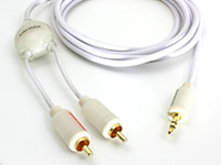 42-100 iPod Stereo Interface Cable - connectors close up