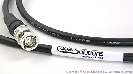 Canare LV-61S Precision "Spec Your Own" Cable - Pro Series custom cable: 10 colors, 11 strain relief, 