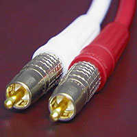 Canare RCA connectors, close-up