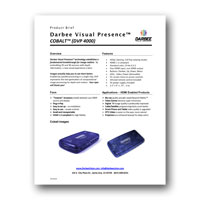 DarbeeVision DVP-4000 Cobalt Product Brief