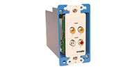 Intelix AVO-V2A2-WP-F Y/C Video and Stereo Audio Wallplate Balun
