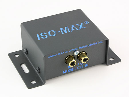 Jensen Transformers CI-1RR ISO-MAX Single-Channel Audio Ground Isolator