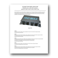 Jensen Transformers SS-2SX ISO-MAX Stereo Speaker to Line converter Manual, PDF