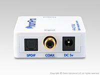 HomPro HP-ACVT-DA2 digital to stereo audio converter- inputs